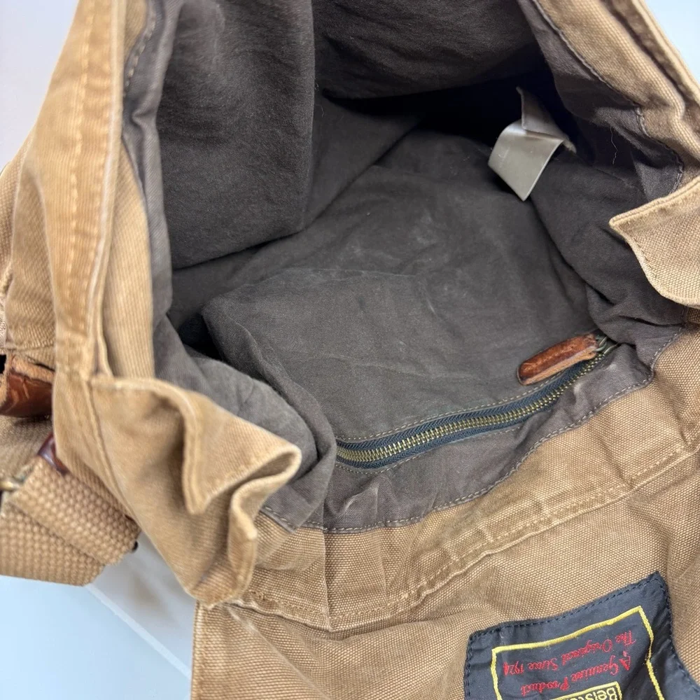 Belstaff 556 Colonial Shoulder Bag in Mountain Brown - Picture 9 of 14